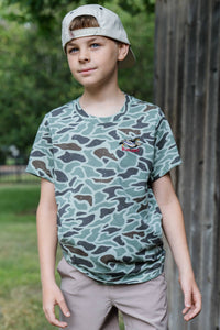 Youth Sizing - SS Retro Duck Camo Pocket Tee