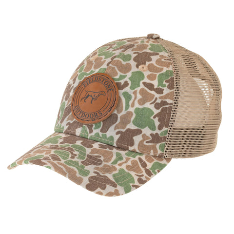 Camo Circle Patch Hat (H-63)